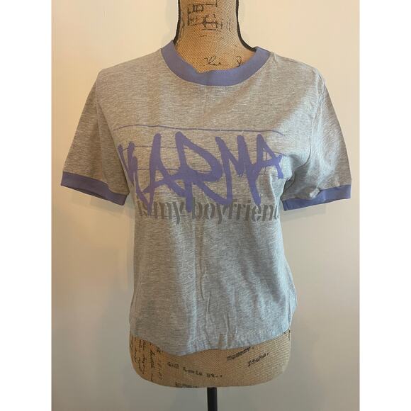 Taylor Swift Midnights Karma Is My Boyfriend Short Sleeve Shirt Size Medium - Picture 1 of 3